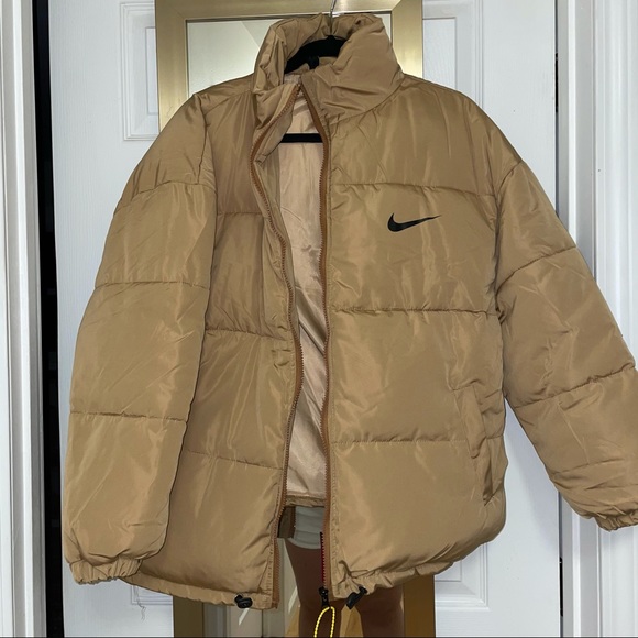 Nike Jackets & Blazers - Nike Tan Puffer
